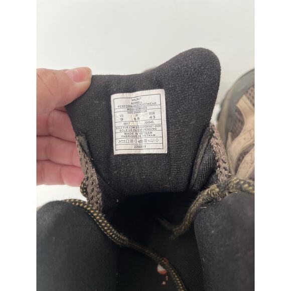 Merrell Moab 2 Mid Hiking Boots Men 9 Walnut Gray Vibram Waterproof JO6045 - Picture 5 of 6